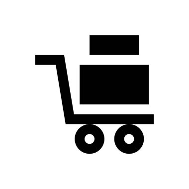 Taşıyıcı vektör düz simgesi