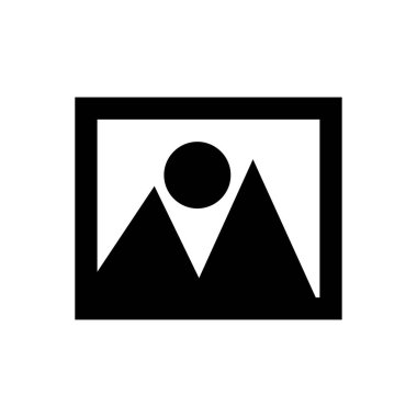 fotoğraf vektörü düz simge