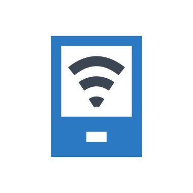 Sinyal vektörü renk simgesi