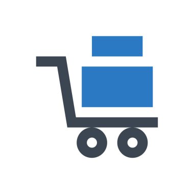 Taşıyıcı vektör renk simgesi