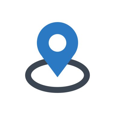 pin vektörü renk simgesi