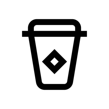 meyve suyu vektörü ince çizgi simgesi