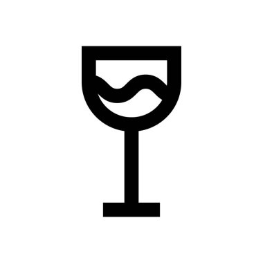 içecek vektör ince çizgi simgesi