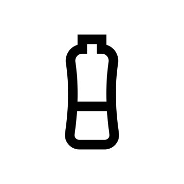 şişe vektör ince çizgi simgesi