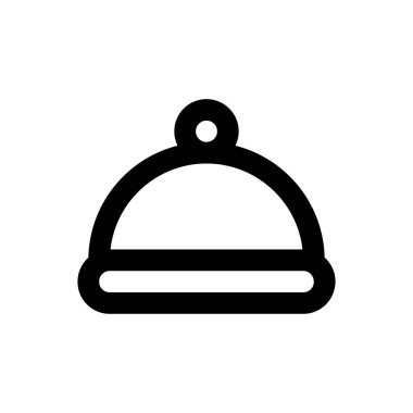 yiyecek vektörü ince çizgi simgesi