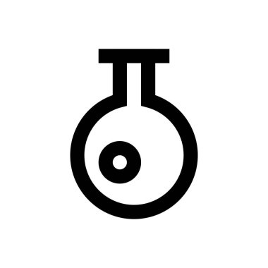 Su vektörü ince çizgi simgesi