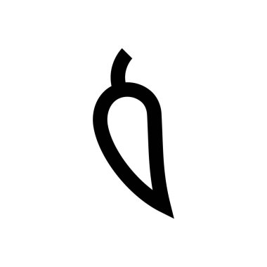 sıcak vektör ince çizgi simgesi