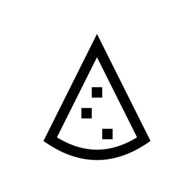 fast food vektörü ince çizgi simgesi