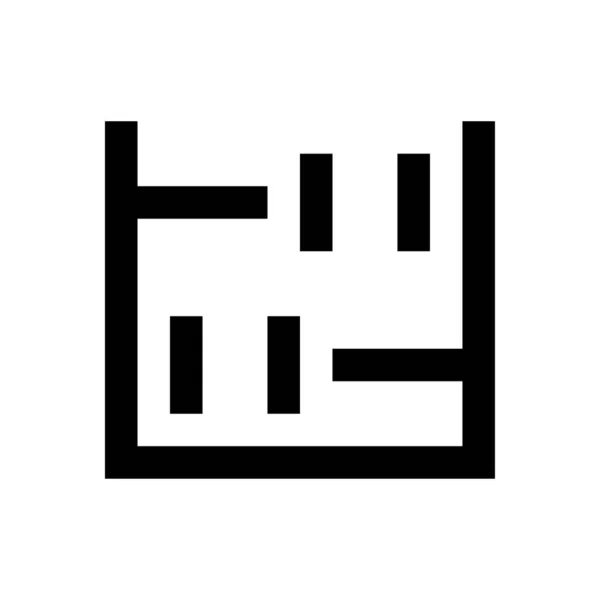 Иконка Векторного Знака — стоковый вектор