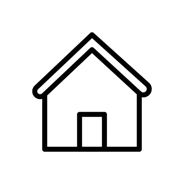 Home Vektor Thin Line Symbol — Stockvektor