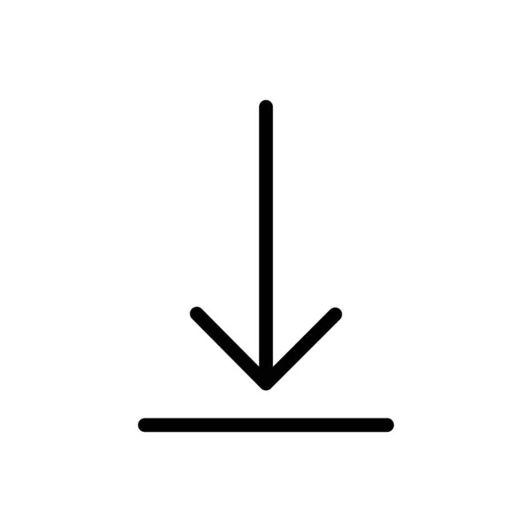 Vektor Thin Line Icon Speichern — Stockvektor