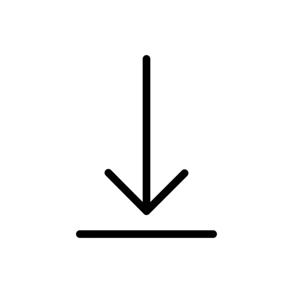 Vektor Glyphen Flaches Symbol Speichern — Stockvektor