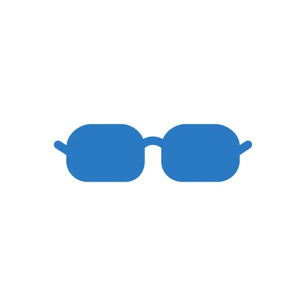 Gafas Vector Glifo Icono Color — Vector de stock