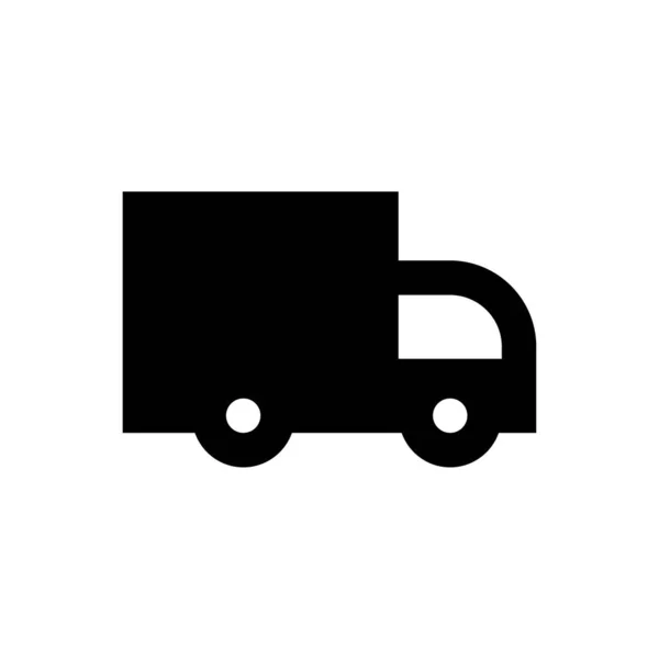 卡车矢量象形文字平面图标 — 图库矢量图片