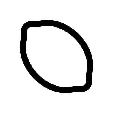 meyve vektörü ince çizgi simgesi