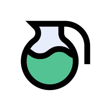 su vektörü düz renk simgesi