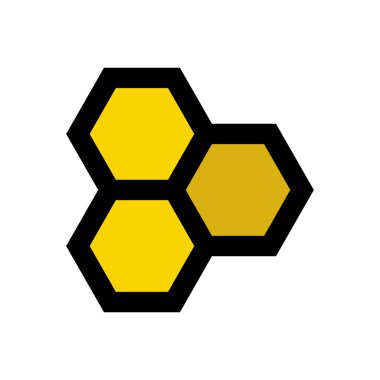 arı vektörü düz renk simgesi