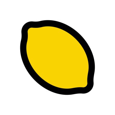 meyve vektörü düz renk simgesi