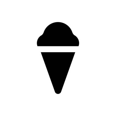 buz vektörü düz simgesi