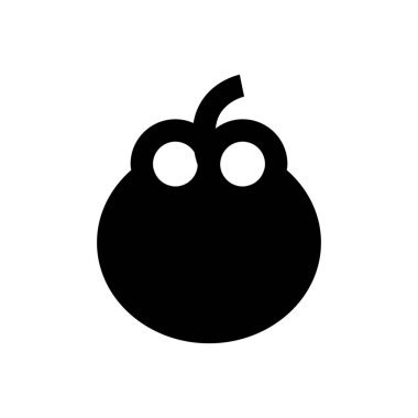 yiyecek vektörü kabartması düz simge