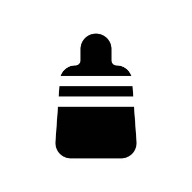 süt vektörü simgesi düz simgesi