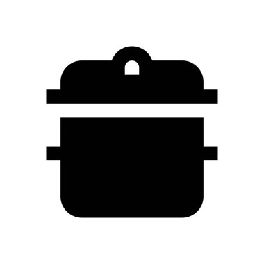 pişirme vektörü düz simgesi