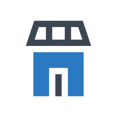 dükkan vektörü renk simgesi