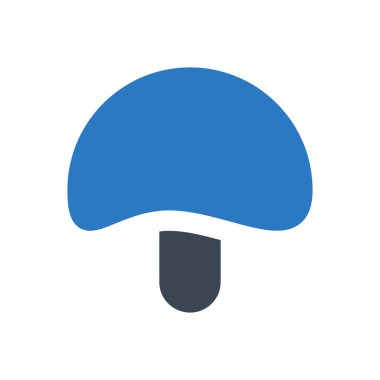 Champignon vektör renk simgesi