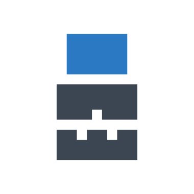 Şeker vektörü renk simgesi