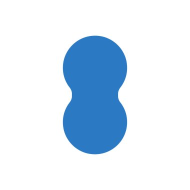 kuru meyve vektörü renk simgesi