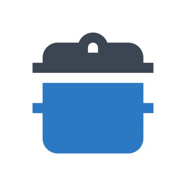 pişirme vektörü renk simgesi