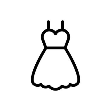 Kumaş vektörü ince çizgi simgesi