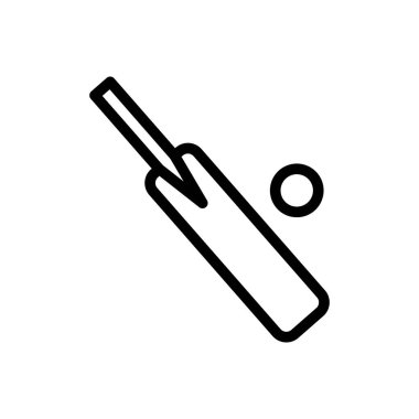 yarasa vektörü ince çizgi simgesi