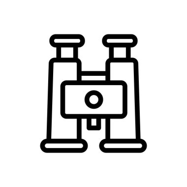 gözlük vektörü ince çizgi simgesi