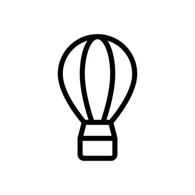 uç vektör ince çizgi simgesi