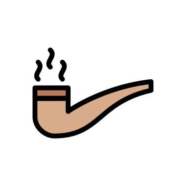 dumanlı vektör düz renk simgesi