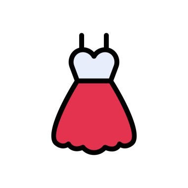 Kumaş vektör düz renk simgesi