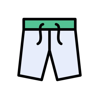 Kumaş vektör düz renk simgesi