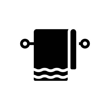 Banyo vektörü düz simgesi