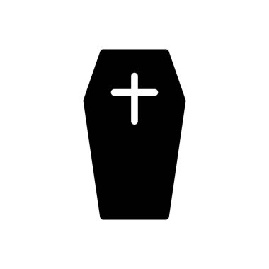 ölüm vektörü simgesi düz simgesi