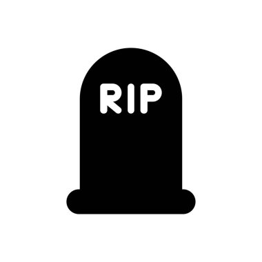 ölüm vektörü simgesi düz simgesi