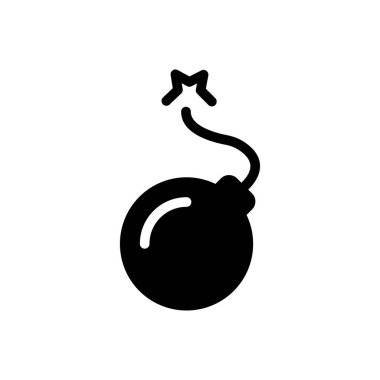 patlama vektörü düz simgesi