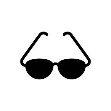 gözlük vektör düz simgesi