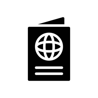 id vektör düz simgesi