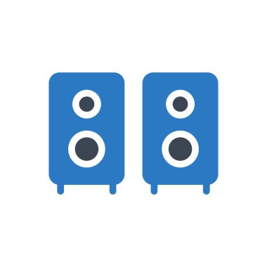 hoparlör vektör renk simgesi