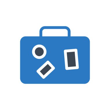 bagaj vektörü renk simgesi