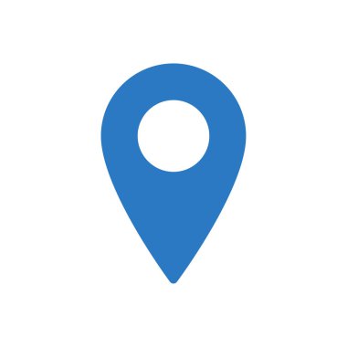 konum vektör renk simgesi