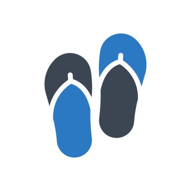 sandalet vektörü renk simgesi