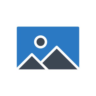 fotoğraf vektörü renk simgesi