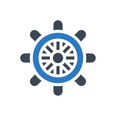 Direksiyon vektörü renk simgesi